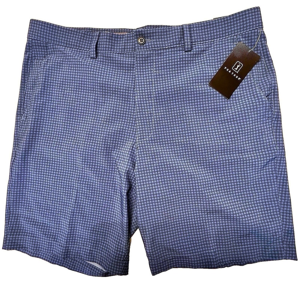 PGA Tour NWT Shorts‎ Mens 9" Inseam 36 Stretch Active Waistband Golf Athletic